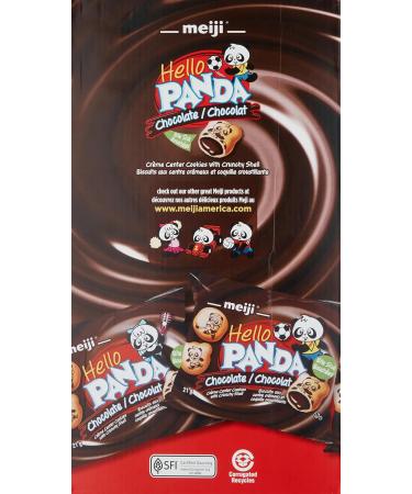 Meiji Hello Panda Chocolate Cr me Center Cookies with Crunchy Shell Box of 32 - Buy Online on GoSupps.com