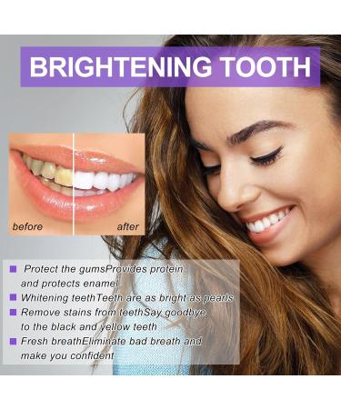 Brightening Tooth Whitening Mousse | Stain Removal Refreshing Breath & Sensitive Teeth Friendly | Organic & Long-Lasting Results - Buy Online on GoSupps.com