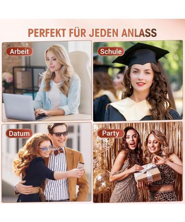 Buy Curling Iron 3 Barrels for Beach Waves - Adjustable Fast Heating Wave Iron for All Hair Types - Rose Gold - Buy Online on GoSupps.com
