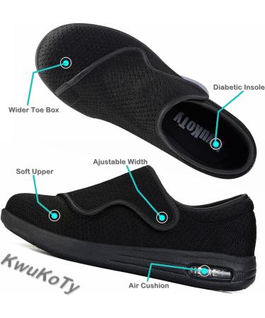 KWUKOTY Diabetic Women's Wide Width Shoes - Adjustable, Lightweight & Breathable Swollen Feet Sneakers - Buy Online on GoSupps.com