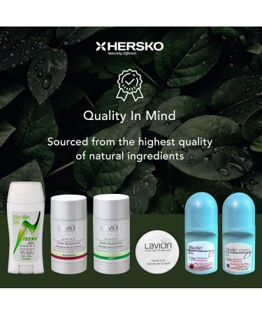 Lavilin Natural Aluminum-Free Deodorant Stick for Teens - Up to 48 Hours of Protection - Natural Formula - 60ml - Buy Online on GoSupps.com