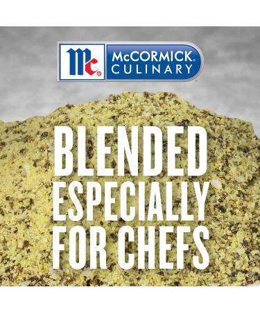 McCormick Culinary Lemon & Pepper Seasoning Salt 28 oz - Versatile Seasoning for Seafood, Poultry, and Veggies - 1.75 lb Container - Buy Online on GoSupps.com