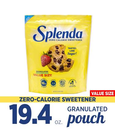 Splenda No Calorie Sweetener Granulated 1.2lb Bag - Pack of 1 - Buy Online on GoSupps.com