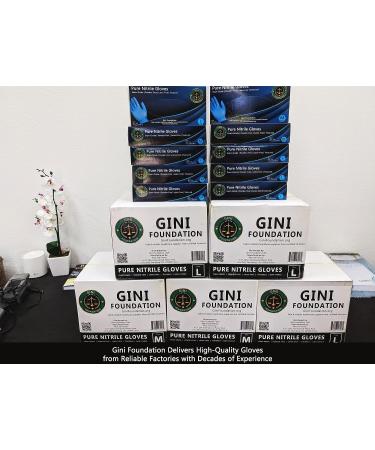 Gini Foundation Nitrile Protective Gloves Medium - Buy Online on GoSupps.com