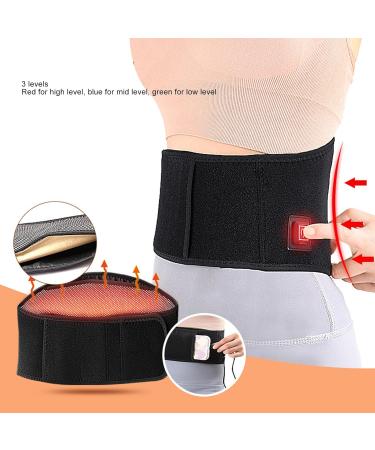 Buy Electrically Heated Back Band & Waist Belt - Adjustable Heating Cushion for Back Shoulder & Knee Pain Relief | International Shipping - Buy Online on GoSupps.com