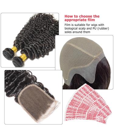 Nivofu 36-Piece Invisible Waterproof Double-Sided Adhesive Tape for Wigs | Durable Wig Toupet & Lace Front Hair Extensions Adhesive - Buy Online on GoSupps.com