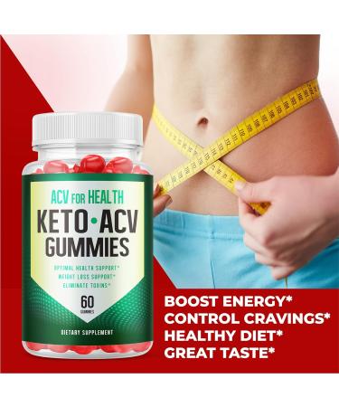 Purvia ACV for Health Keto Gummies - Apple Cider Vinegar for Weight Loss - Vegan Formula with Vitamin B12 & B6 - 60 Gummies - Buy Online on GoSupps.com