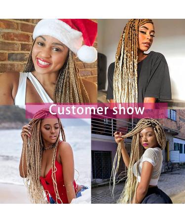 Pre Stretched Ombre Braiding Hair 30 8 Packs/Lot 27/613 Color | Yaki Texture | Hot Water Setting | Itch-Free Synthetic Extensions - Buy Online on GoSupps.com