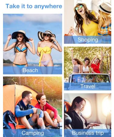 Pnyxeass 20 Pack TSA Approved Travel Containers | Leak-proof Toiletry Bottles | Portable Squeeze Pouches for Shampoo, Conditioner, Lotion | Travel Accessories - Buy Online on GoSupps.com