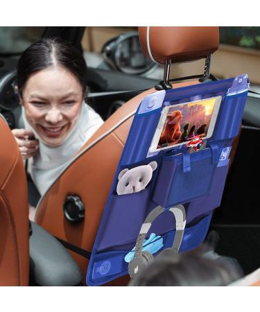 Toniebox Car Organiser with Tablet Holder - Seat Back Cover for Kids' Car Accessories - Blue, 1 Piece - Buy Online on GoSupps.com