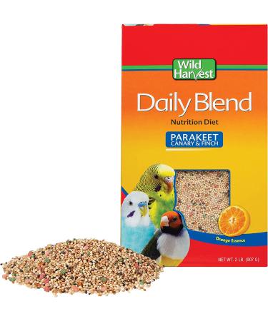 Wild Harvest Daily Blend 2lb - Nutritious Food for Parakeets, Canaries, and Small Birds - Buy Online on GoSupps.com
