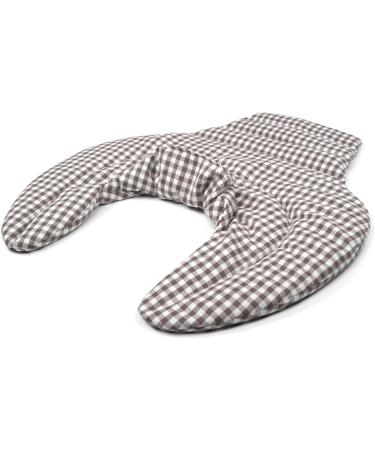 Shop HWS Neck Pillow for Neck Shoulders & Back Relief - Brown-White Linseed Heat Pad - Buy Online on GoSupps.com