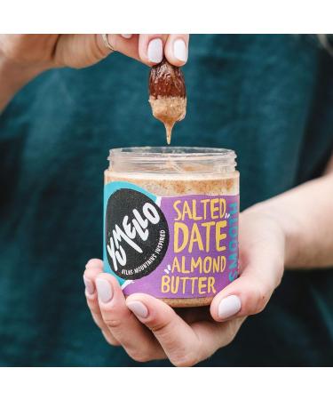  Yumello Yumello Smooth Salted Date Almond Butter - Vegan Friendly Dairy Free Refined Sugar Free Palm Oil Free - (1 x 230g) - Buy Online on GoSupps.com