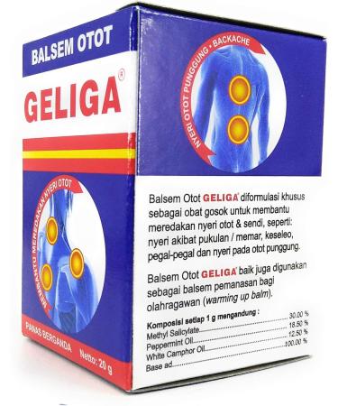 Geliga Muscular Balm with Repeated Heat 20 Gram by Geliga - Buy Online on GoSupps.com