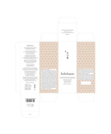 Sulwhasoo Concentrated Ginseng Renewing Water | Hydrating Korean Face Toner for Anti-Aging Wrinkle Improvement & Firmness | Niacinamide Hyaluronic Acid - 5.07 fl. oz - Buy Online on GoSupps.com