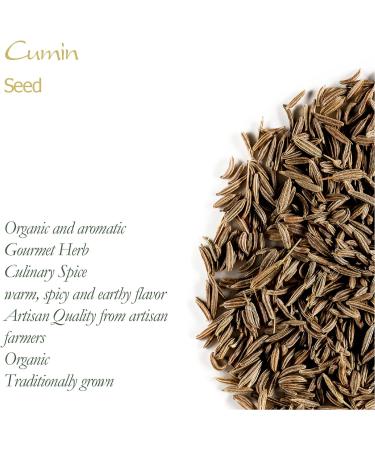 Organic Cumin Seed Whole Spice 200g - Premium Culinairy Seeds - Cuminum Cyminum - Buy Online on GoSupps.com