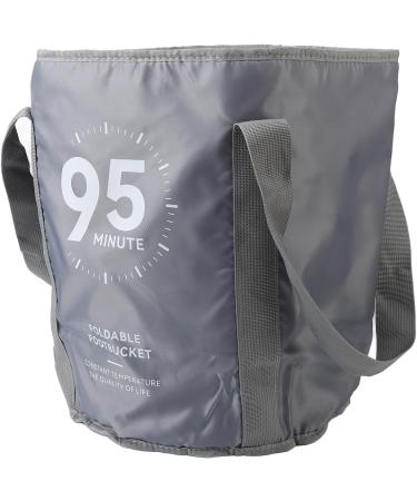 Large Collapsible Foot Bath Basin Portable and Foldable SPA Tub for Home Travel Keeps Water Warm Multifunctional Use for Laundry and Picnics (Gray) - Buy Online on GoSupps.com