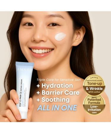 La Noubelle EGF Cica Panthenol Ceramide Repair Cream. Korean moisturizer for damaged, irritated, sensitive skin. Centella asiatica, niacinamide, madecassoside. K Beauty 1.69 fl oz - Buy Online on GoSupps.com