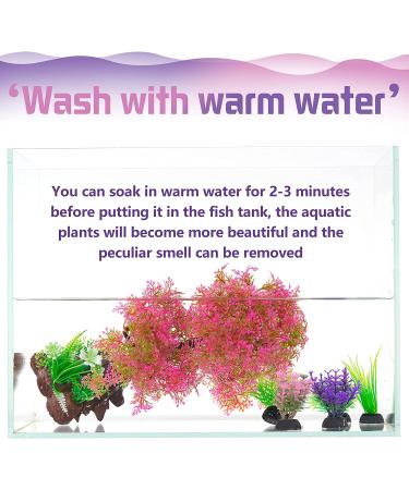 Artificial Pink Cherry Blossom Aquarium Decor - Goldfish & Betta Tank Decor Set - Buy Online on GoSupps.com