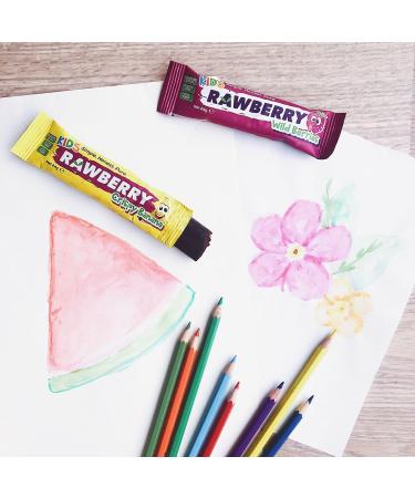 RAWBERRY Wild Berries Nut Bar | No Added Sugar Gluten-Free Vegan Snack (15 x 24g) - Healthy International Shipping - Buy Online on GoSupps.com