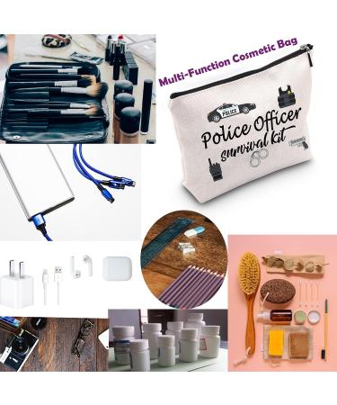Police Officer Makeup Bag | Law Enforcement Cosmetic Bag - Perfect Retirement & Graduation Gift - Buy Online on GoSupps.com