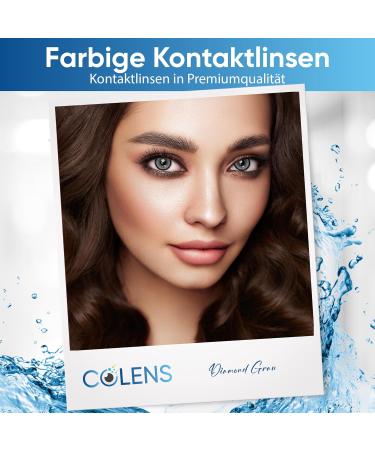 Colens Diamond Gray Contact Lenses | Annual Colored Lenses with High Opacity | Impressive Effects | Free Lens Container | Shop Now! - Buy Online on GoSupps.com