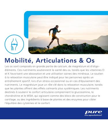 Pure Encapsulations - Glucosamine & Chondroitin + MSM - Promotes Connective Tissue & Joint Health - Cartilage Essential Components - 60 Capsules - Buy Online on GoSupps.com