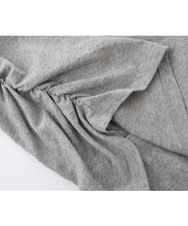 ZUMIY Maternity Nursing Top - Women's Cotton V-Neck Ruched Waist Double Layered Tank - Black/Grey/Lake Blue 3-Pack - Buy Online on GoSupps.com