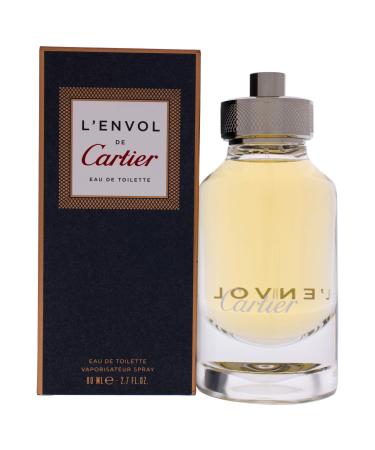 L'Envol de Cartier 2.7 oz Eau de Toilette Spray Citrus 2.7 Fl Oz (Pack of 1)