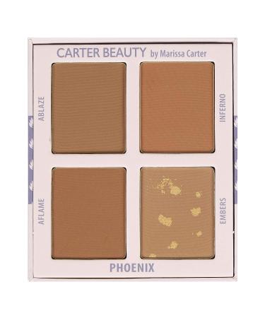 Carter Beauty By Marissa Carter Bronzer Palette - Sun-Kissed Glow for Medium Skin Tones - Highly Pigmented - Phoenix 0.48 Oz - Buy Online on GoSupps.com