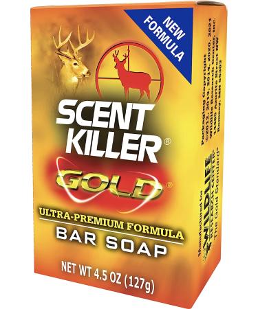 Scent Killer Gold Bar Soap by Wildlife Research - Eliminate Odors for Stealthy Hunting - Buy Online on GoSupps.com