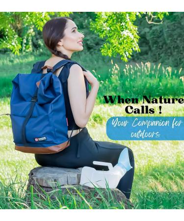 Female Urinal Spill Proof 32 oz - Portable Sturdy Urination Device for Women - Pee Funnel for Car Travel - Road Trip Essentials (1 Pack) - Buy Online on GoSupps.com