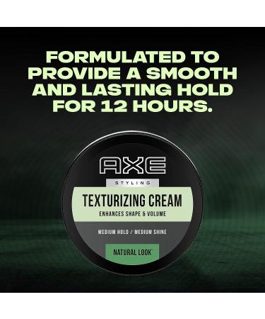 Axe Texturizing Cream 2.64 oz - Medium Hold & Shine for Natural Look - Buy Online on GoSupps.com