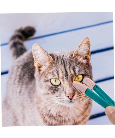 HANABASS 2pcs Eye Gum Cleaner Kitten Eye Cleaning Comb Cat Wipe Cat Comb Dog Eye Cleaning Comb Dog Comb Pp 10.00X3.20X1.00CM Assorted Color - Buy Online on GoSupps.com