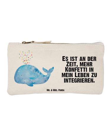 Mr. & Mrs. Panda Size S Small make -up bag Wal Confetti - Gift Losing Cosmetics Sea Animals Sea Slab Persons XXL MakeUp White S Small