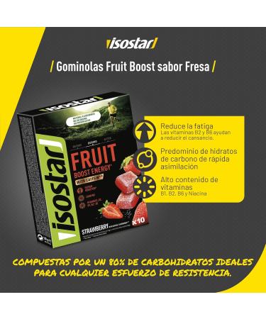 Isostar Fruit Energizing Strawberry pack of 5 (5 x 100 g) - Buy Online on GoSupps.com