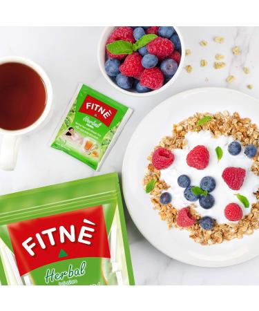 FITNE Green Tea Herbal Honey Lemon With Garcinia Senna Infusion Gentle Detox Cleanse High Antioxidant No Calories Stevia Sweetener 30 Tea Bags 30 Count (Pack of 1) - Buy Online on GoSupps.com