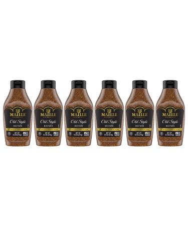 Maille Mustard Old Style Squeeze 8.5 Oz, Pack Of 6 Old Style 8.5 Ounce(Pack Of 6) - Buy Online on GoSupps.com