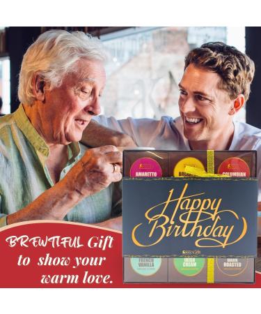 Happy Birthday Coffee Gift Set - Gourmet Ground Coffee Gift Set with 9 Flavours - Premium Medium-Dark Roasted Ground Coffee Beans Gift Set - Gift for Coffee Lover - Birthday Gifts for Him and Her - Buy Online on GoSupps.com