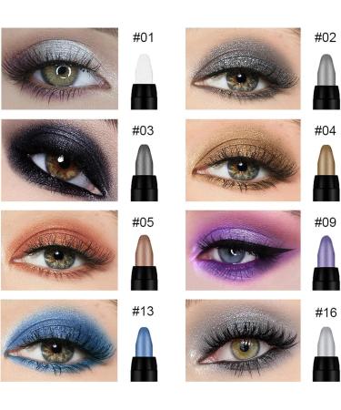 Cream Eyeshadow Stick | Eye Shadow Applicator Pen | Blendable Eye Pencil Cream Waterproof Eyeshadow Shimmer Stick Pencil for Women 01 - Buy Online on GoSupps.com