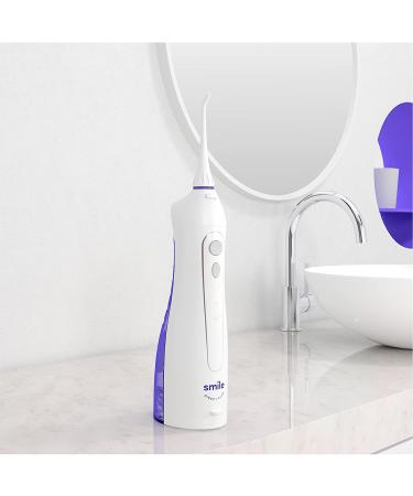 SmileDirectClub Cordless Water Flosser - Waterproof Teeth Cleaner, 3 Pressure Modes, 99% Plaque Removal - Buy Online on GoSupps.com