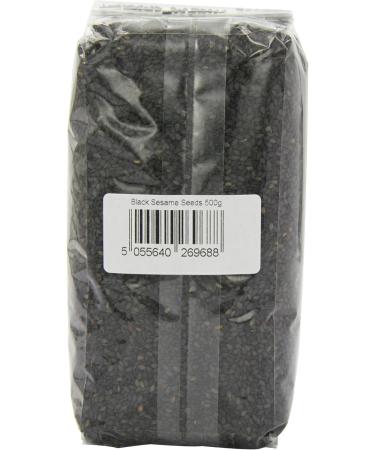 JustIngredients Essential Black Sesame Seeds 500g - Pack of 2 - Buy Online on GoSupps.com
