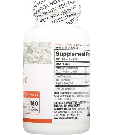 365 Everyday Value Buffered Vitamin C Complex 180 ct - Immune Support Supplement - Buy Online on GoSupps.com