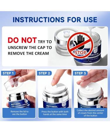 PUQIANNA Blue Firming Neck Cream with Retinol & Peptide - Intense Anti-Wrinkle Cream for Women Tightening Face & Neck Moisturizer with Collagen & Hyaluronic Acid Daily Lifting Treatment - Buy Online on GoSupps.com