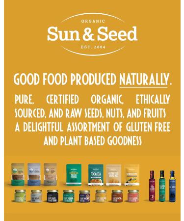 Organic Gluten Free Bread Mix & Focaccia Mix Bundle by Sun & Seed - 300g - 3 Pack - Vegan Friendly - Made From Organic Ingredients - Gluten Free Organic GF Bread & Focaccia Mix Bundle - Buy Online on GoSupps.com
