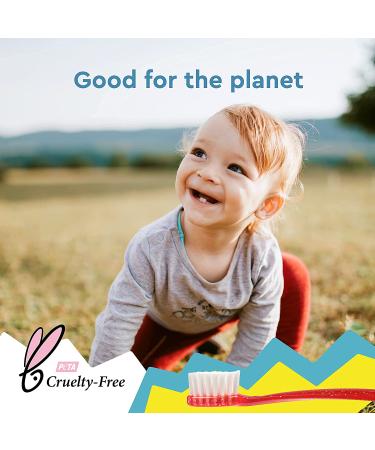 RADIUS Totz Extra Soft Toothbrush for 18+ Months - Clear Sparkle - Buy Online on GoSupps.com