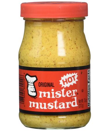 Mr. Mustard Mustard Hot, 7.5 Ounce (Pack of 1)