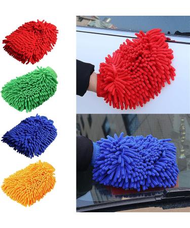 MBNVBNM Cleaning gloves Polished Dedusting Car Washing Gloves Household Super Soft External Internal Scrubbing Cleaning Gloves Reusable Blue - Buy Online on GoSupps.com