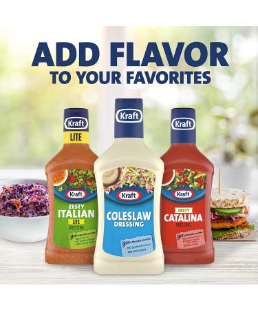 Kraft Coleslaw Salad Dressing 16 fl oz Bottle | Tangy and Creamy Dressing - Buy Online on GoSupps.com
