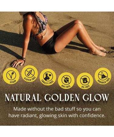 Skinerals Self Tanner Mousse - Onyx Extra Dark | Organic No-Streak Sunless Tanner - Long Lasting 8oz Tanning Foam for Face & Body - Buy Online on GoSupps.com